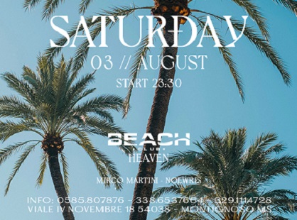 Beach Club con il sabato cool della Versilia