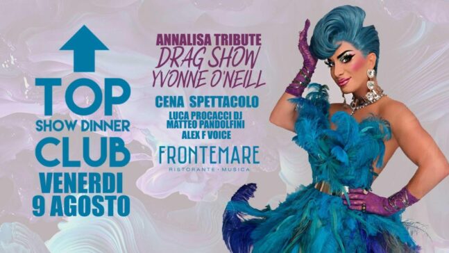 Drag show del 9 Agosto 2024 al Top Club di Rimini