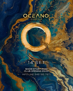 Sabato 14 Settembre al ristorante Oceano di Milano Marittima