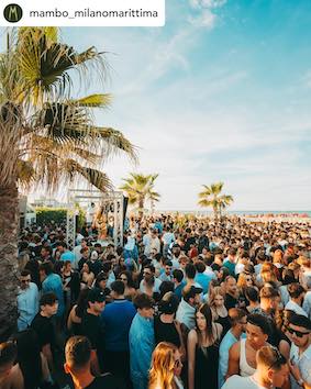 11 Agosto 2024 Beach Party al Mambo di Milano Marittima