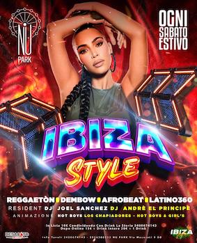 17 Agosto 2024 Ibiza Style alla discoteca Nu Park di Bologna