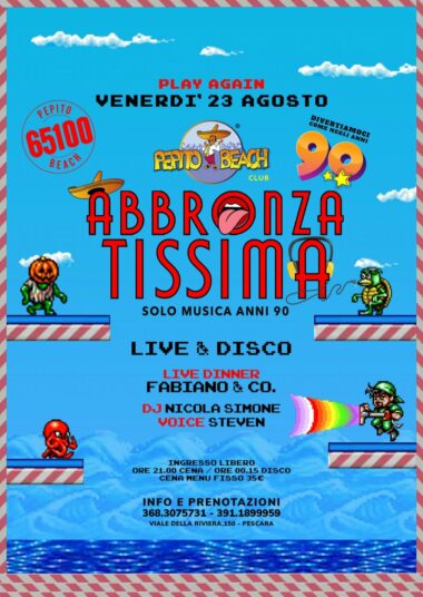 Abbronzatissima del 23 Agosto 2024 al Pepito Beach di Pescara