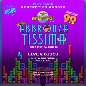 Abbronzatissima del 9 Agosto 2024 al Pepito Beach di Pescara