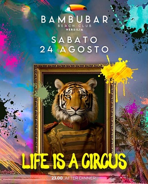 Il sabato 24 agosto 2024 del Bambubar beach club