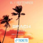 Beach Club e ultima serata Heaven sabato 14 settembre 2024