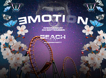 Ultimo party Emotion per il Beach Club mercoledì 4 settembre 2024