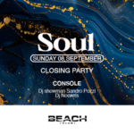 Soul closing party al Beach Club domenica 8 settembre 2024