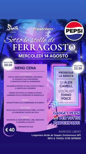 Ferragosto al Sabya Beach di Grottammare. 14 Agosto 2024