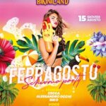 Ferragosto Schiuma Party al Bikini di Cattolica. 15 Agosto 2024