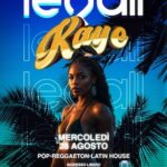 Kaye di fine estate alla discoteca Le Gall di Porto San Giorgio. 28 Agosto 2024