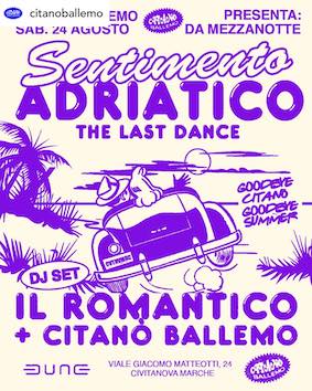 Sentimento Adriatico the last dance al Dune di Civitanova. 24 Agosto 2024