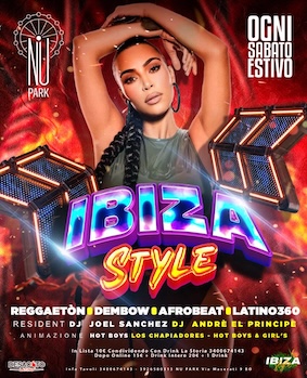 14 Settembre 2024 Ibiza Style al Nu Park di Bologna