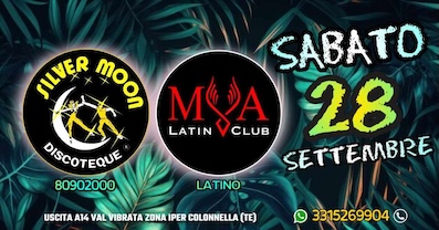 2 sale alla Discoteca Mya Silver Moon Colonnella. 28 Settembre 2024