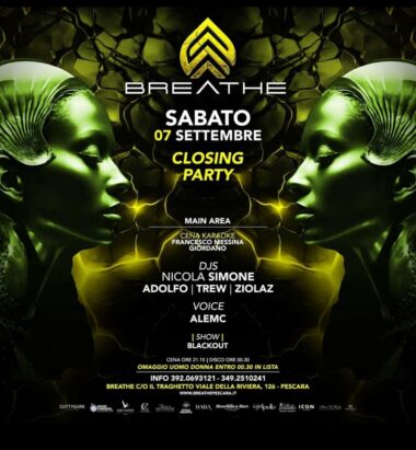 Closing party di Sabato 7 Settembre 2024 al Traghetto di Pescara