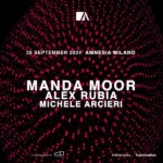 Manda Moor alla discoteca Amnesia di Milano il 28 Settembre 2024