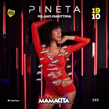 Mamacita al Pineta Club sabato 19 ottobre 2024 a Milano Marittima