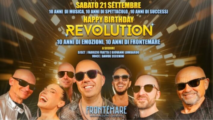 Revolution del 21 Settembre 2024 al Frontemare di Rimini