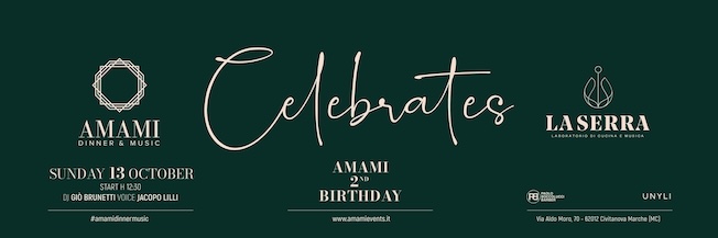 Amami 2nd Birthday alla Serra di Civitanova. 13 Ottobre 2024