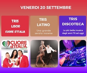 Cuore D'Italia band al dancing Tris Orciano di Pesaro. 20 Settembre 2024