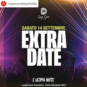 Extra date al Cayo Coco di Porto Recanati. 14 Settembre 2024