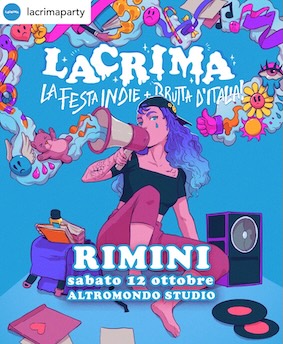 Lacrima alla discoteca Altromondo Rimini. 12 Ottobre 2024