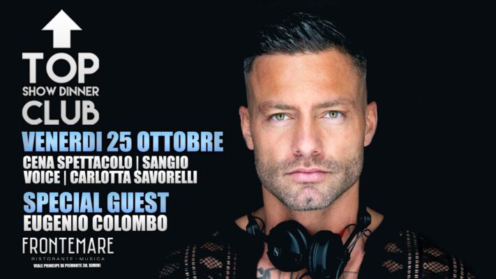 Colombo ospite il 25 Ottobre 2024 al Top Club di Rimini