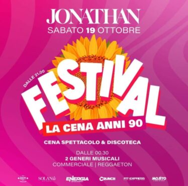 Festival del 19 Ottobre al Jonathan di San Benedetto