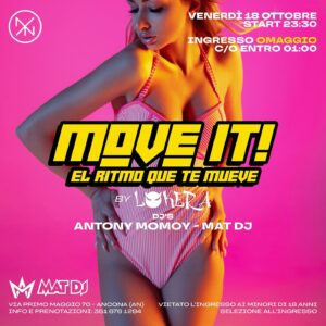 Move it del 18 Ottobre 2024 alla discoteca Nyx Ancona