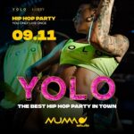 Party Yolo al Numa Club di Bologna sabato 9 novembre 2024