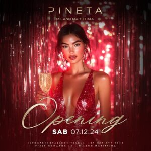 Riapertura del Pineta Club sabato 7 dicembre 2024