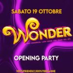 Wonder del 19 Ottobre 2024 alla discoteca Nyx Ancona