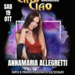 Annamaria Allegretti al Ciao Ciao Samanà Minuit. 19 Ottobre 2024