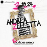 Apertura con Andrea Zelletta alla Discoteca Colosseo Pesaro. 12 Ottobre 2024