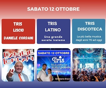 Daniele Cordani al dancing Tris Orciano di Pesaro. 12 Ottobre 2024