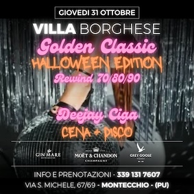 Halloween alla Villa Borghese di Montecchio. 31 Ottobre 2024