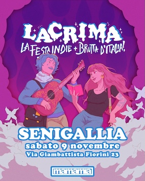 Lacrima alla discoteca Mamamia di Senigallia. 9 Novembre 2024