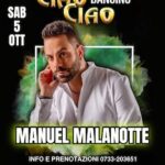 Manuel Melanotte al Ciao Ciao Samanà Minuit. 5 Ottobre 2024