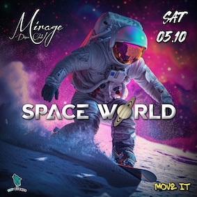 Space World alla discoteca Mirage di Passo San Ginesio. 5 Ottobre 2024