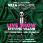 Stefano Villani alla Villa Borghese di Montecchio. 2 Novembre 2024