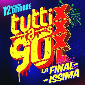 Tutti a 90 la finalissima alla discoteca King di Cervia. 12 Ottobre 2024