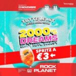 2000's Dreams Only Hits Party al Rock Planet di Cervia. 23 Novembre 2024