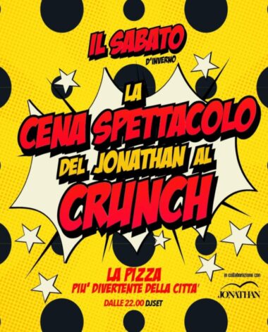 Cena spettacolo del 16 Novembre 2024 al Crunch San Benedetto