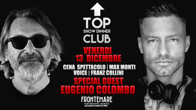 Colombo ospite al Top Club di Rimini. 13 Dicembre 2024