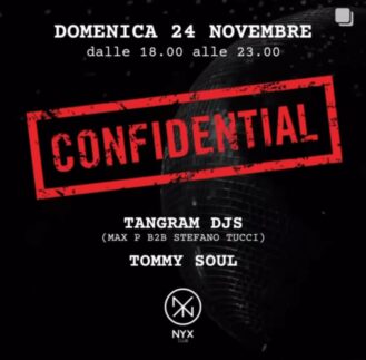 Confidential del 24 Novembre 2024 alla discoteca Nyx Ancona