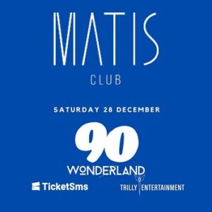 Wonderland 90 al Matis Club di Bologna sabato 28 dicembre 2024