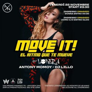 Move it del 22 Novembre 2024 alla discoteca Nyx Ancona