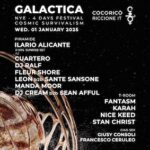 Capodanno Cocoricò Riccione, Galactica quarto giorno. 1 Gennaio 2025