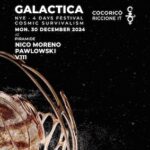 Capodanno Cocoricò Riccione, Galactica secondo giorno. 30 Dicembre 2024