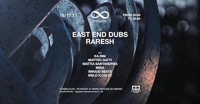 East End Dubs e Raresh al Classic Club di Rimini. 16 Novembre 2024