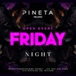 Friday Night alla discoteca Pineta Milano. 15 Novembre 2024